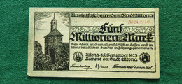 GERMANIA Altona 5 Milioni  MARK 1923 - Alla Rinfusa - Banconote