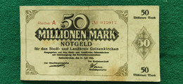 GERMANIA  Gelsenkirchen 50 Milioni MARK 1923 - Alla Rinfusa - Banconote