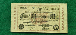 GERMANIA  Gelsenkirchen 5 Milioni MARK 1923 - Vrac - Billets