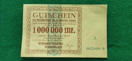 GERMANIA Hannover 1 Milione MARK 1923 - Alla Rinfusa - Banconote