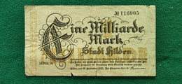 GERMANIA Hilden 1 Miliardo MARK 1923 - Kiloware - Banknoten