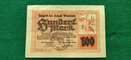 GERMANIA  Jintenan 100 MARK 1922 - Mezclas - Billetes