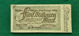 GERMANIA  Koblenz 5 Milioni MARK 1923 - Vrac - Billets