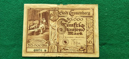 GERMANIA Cronenberg 50000  MARK 1923 - Mezclas - Billetes
