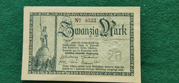GERMANIA Detmold 20  MARK 1918 - Alla Rinfusa - Banconote