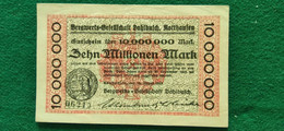 GERMANIA Bergwerks 10 Milioni  MARK 1923 - Vrac - Billets