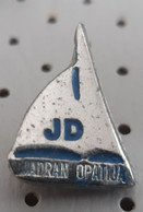 Sailing Club JD Jadran Opatija Croatia  Pin Badge - Voile