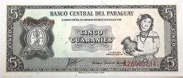 Paraguay - 5 Guaranies - 1963 - PICK 195b - NEUF - Paraguay