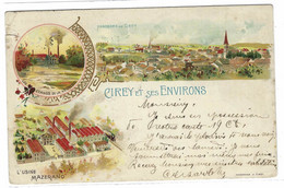 CIREY (54) - Cirey-sur-Vezouze - CIREY Et Ses Environs - L' USINE MAZERAND - ETANGS DE LA VERRERIE - Oblit. 1899 - Cirey Sur Vezouze