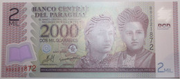 Paraguay - 2000 Guaranies - 2009 - PICK 228b - NEUF - Paraguay