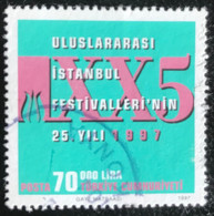 Türkiye Cumhuriyeti - 11/24 - (°)used - 1997 - Michel 3117 - 25j Istanbul Festival - Usados