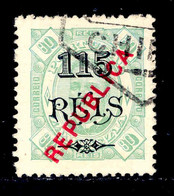 ! ! Zambezia - 1914 King Carlos OVP 115 R Local Republica - Af. 72 - Used - Zambezia
