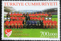Türkiye Cumhuriyeti - 11/24 - (°)used - 2002 - Michel 3318 - WK Voetbal - Gebraucht