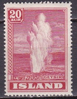 IS219 – ISLANDE – ICELAND – 1938-47 – THE GREAT GEYSER – SG # 224 MNH 29 € - Briefe U. Dokumente