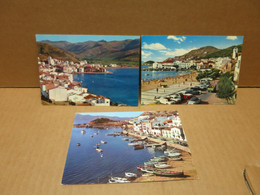 PORT DE LA SELVA (Espagne) Ensemble De 3 Cartes Semi Modernes - Gerona