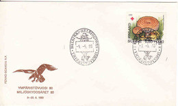 Finland, Occasional Envelope Environmental Year 9. 5. 1980 Helsinky, Mushroom, Unused - Lettres & Documents