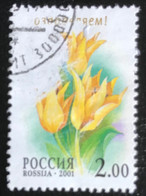 Rossija - Russische Federatie - C11/25 - (°)used - 2001 - Michel 891 - Tulpen - Used Stamps