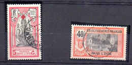 INDE -- 1914 à 1916 -- N° 47 ( IV )  + N° 36  -- Lot De 2 Timbres Oblitérés  (trace De Charnière) ............à Saisir - Gebruikt