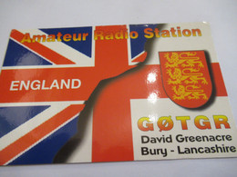 Carte  Radio Amateur Ancienne/ QSL/ROYAUME-UNI/Angleterre/Lancashire /2011     CRA36 - Autres & Non Classés