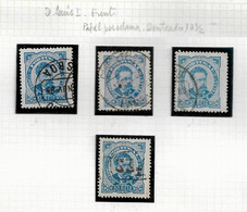 PORTUGAL STAMP - 1882-83 D.LUIS I P.PORCELANA Perf: 13½ Md#58b DIF. TONES USED (LPT1#176) - Nuevos