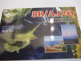 Carte  Radio Amateur Ancienne/ QSL/CHYPRE / Contest/ Greetings From Cyprus/2005  CRA39 - Chipre