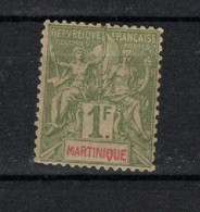 Martinique - (1899) 1F Groupe N°43 - Gebruikt