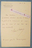 ● L.A.S 1931 Pierre De NOLHAC Historien Poète Musée Jacquemart Pierre Chanlaine Comité André Theuriet Lettre Autographe - Schrijvers