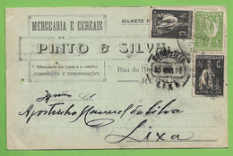 Régua - Casa Comercial Pinto & Silva - Stamps - Timbres - Ceres. Vila Real. Portugal. - Vila Real