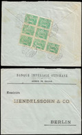 1913 TURKEY USED IN IRAQ - COVER WITH SCARCE MULTIPLE 70 Pa RATE TO BERLIN - Briefe U. Dokumente