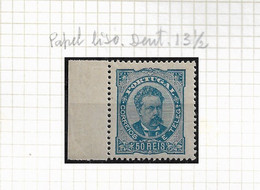 PORTUGAL STAMP - 1882-83 D.LUIS I P.LISO Perf: 13½ Md#58d MNH (LPT1#188) - Ungebraucht