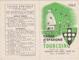 TOURCOING  Calendrier De Poche  Caisse D'épargne. - Grand Format : 1941-60