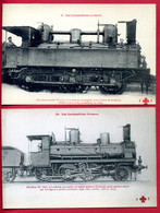 LES LOCOMOTIVES FRANCAISES (ORLEANS) - Machines N° 2177 Et 1806 - Trains