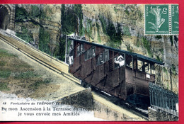 76 - Seine Maritime - Funiculaire De TREPORT-TERRASSE - Carte Colorisée - Le Treport