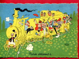 LE PETIT TRAIN De L'illustrateur DUBOUT - Dubout