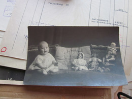 Game Dolls Toy Children Old Photo Postcards - Jeux Et Jouets
