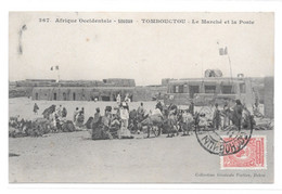 (32881-00) Soudan - Tombouctou - Le Marché Et La Poste - Sudan