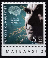 Türkiye 2022 Mi 4711 MNH Prof Dr Gazi Yaşargil, Neurosurgeon Of The Century, Physician, Medicine - Unused Stamps