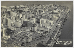 Brazil Rio Grande Do Sul 1940s Postcard Photo Partial View Of Porto Alegre Harbor - Porto Alegre