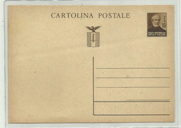 CARTOLINA POSTALE , REPUBBLICA SOCIALE CENT. 30 - Postwaardestukken