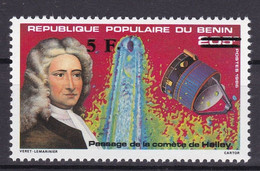 BENIN 1995 MICHEL 644 5F /205F Val. 70€ - PASSAGE DE LA COMETE HELLEY SPACE ESPACE - OVERPRINT SURCHARGE OVERPRINTED MNH - Bénin – Dahomey (1960-...)