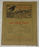 ANCIENNE REVUE LA GRIVE N° 79, 1953, ROMAN DU RETHELOIS, LES GROS SOUS YVES GIBEAU, PLACE DUCALE CROISON - Tourismus Und Gegenden