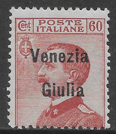 Italia Italy 1918 Occupazioni Venezia Giulia C60 Sa N.28 Nuovo MH * - Vénétie Julienne