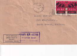 HONG KONG 1968 QE II COVER TO ENGLAND. - Brieven En Documenten