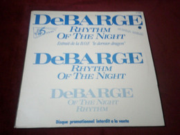 DEBARGE  °  RHYTHM OF THE NIGHT   DISQUE PROMO  EXTRAIT DE LA BOF  LE DERNIER DRAGON - 45 T - Maxi-Single