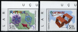 Türkiye 2022 Mi 4700-4701 MNH Kites In Hexagonal Shape | Entertainment, Games, Kite, Left Top Corner - Unused Stamps