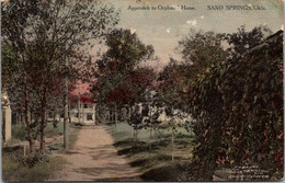 Oklahoma Sand Springs Entrance To Orphans' Home 1910 - Autres & Non Classés