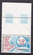 BENIN 1998 PARCEL COLIS CP 40 500F 80€ - LAIKA DOG DOGS ESPACE SPACE MOON LUNE - SURCHARGE OVERPRINT OVERPRINTED MNH - Bénin – Dahomey (1960-...)