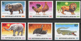 Burundi - 972/977 - Animaux D'Afrique - 1991 - MNH - Neufs