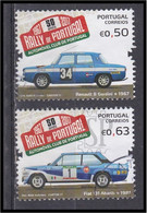 Portugal 2017 50 Anos Rally Renault 8 Gordini Fiat 131 Abarth Automobile Car Cars Rallie - Oblitérés