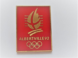 PINS JEUX OLYMPIQUES J.O. ALBERTVILLE 92  Grand Modèle / 33NAT - Jeux Olympiques